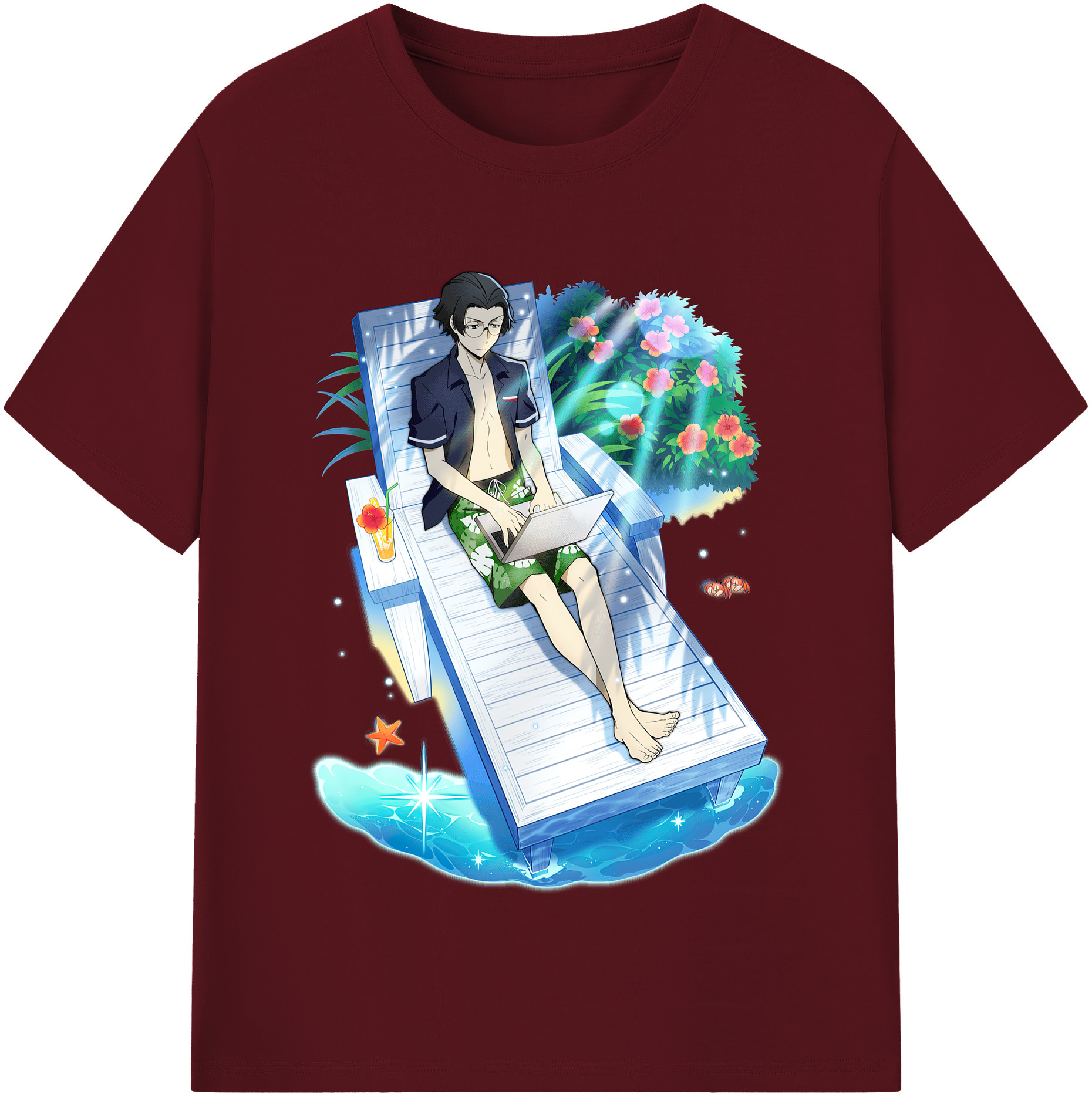 （画像用） 文豪ストレイドッグス Bungo Stray Dogs 綿100％半袖Tシャツ（フロントプリント）